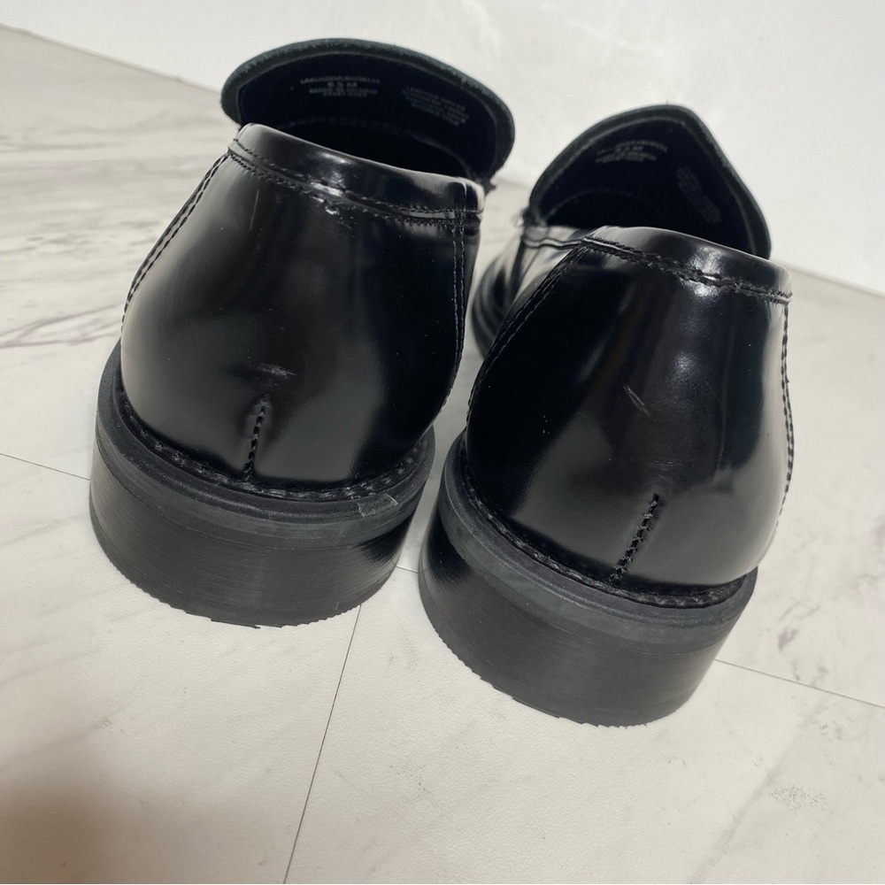 Steve Madden Larusso Black Leather Loafer 8 1/2 M - Picture 4 of 14
